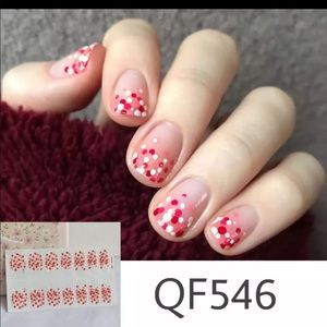 korean cute nail warp